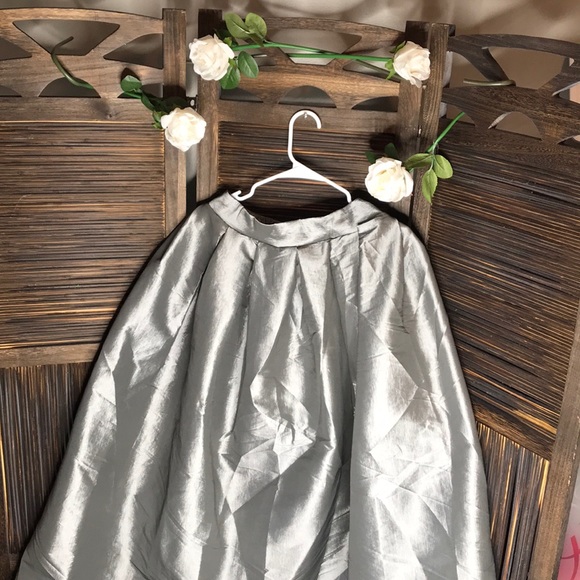 Silver photo shoot skirt - Picture 1 of 2